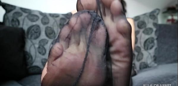  Nylon Foot Slave